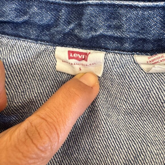 Levi's Mira Denim Jean Dress Size S - Picture 10 of 16